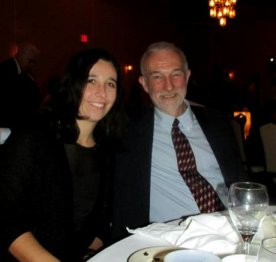 Lauren and Dad at Andy's wedding